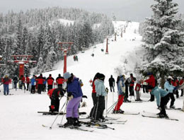 Ilgaz Dağına gidenler yolda kaldı!