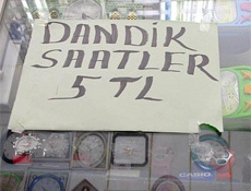 Dandik saatler 5 TL